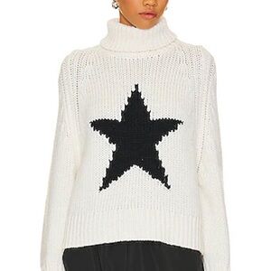 Kate Spade New York Broome Street Star Pattern Cream Sweater NWOT